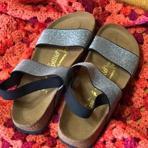 Papilloma Silver Birkenstock size 39